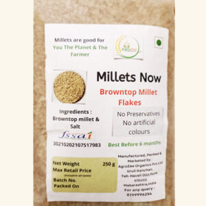 Browntop Millet Flakes - Millets Now