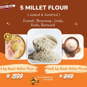 Unpolished Millet flours Combo Pack